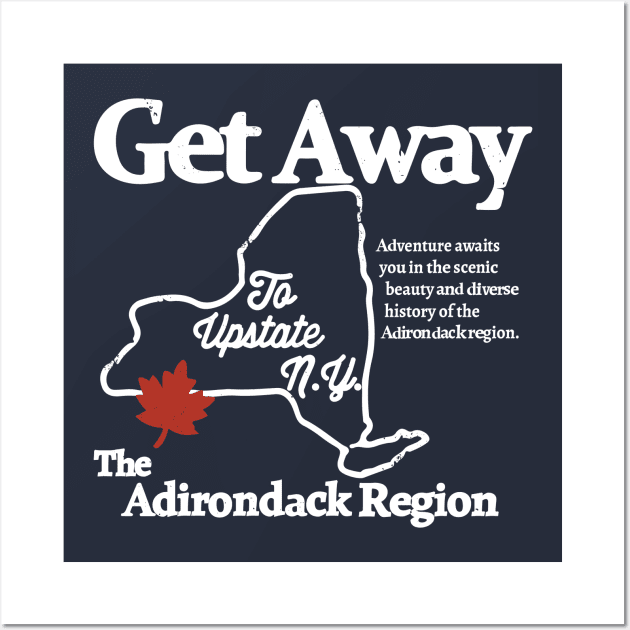 Get Away To Upstate New York Wall Art by alfiegray